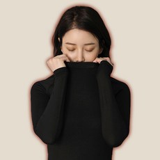 엑스웜 여성용 반폴라 보온내의 상하세트 신축성 좋은 국내생산