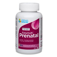 플래티넘 네추럴스 이지멀티 프리네탈 DHA 60소프트겔, 1개