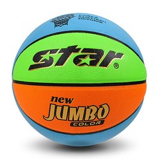 지오 스타 농구공 뉴점보 칼라 BB417C 5호/6호/7호 KBA공인구, BB415C, 1개