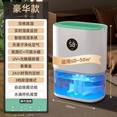 욕실제습기 사무실 습기 제거기 반지하 기본모델 아이방 베란다, 디럭스 듀얼코어 제습 음이온 정화  자외선 살균  습도, C. 디럭스 듀얼코어 제습 음이온 정화 자외선 살균 습