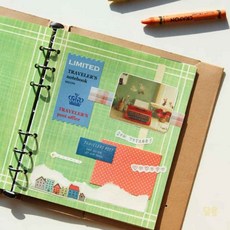 콩콩 A6 WIDE 6공 컬러펜슬 속지 리필