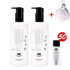공주부양 볼륨 탈모 샴푸 500ml 2통 50ml 1통 +샴푸브러쉬 공중부양 입체볼륨, 1개