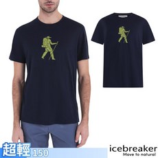 Icebreaker 徒步旅行 男 圓領短袖羊毛排汗衣 150 Tech Lite III T恤