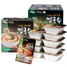 백제 일월풍면 어머니의 손맛 멸치쌀국수, 100g, 10개