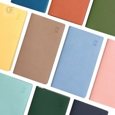 굿포머스 2026 오피셜 슬림 먼슬리 다이어리 수첩플래너, 네이비