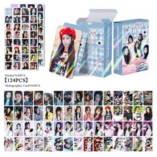 아일릿 ILLIT 홀로그램 포카 124장 홀로그램 포카 60장 스티커 64장 도무송 다꾸, 124개, SUPER REAL ME(슈퍼리얼미) 124개, SUPER REAL ME(슈퍼리얼미)