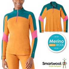 【SmartWool】送》女 中厚保暖抗菌 半開襟長袖羊毛衛生衣 250gms 登山刷毛衣 滑雪底層衣 SW016688