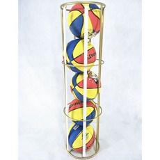 농구공 정리대 보관함 배구 공 체육관 철제, 1개, 샴페인 골드