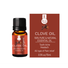Ruza Clove Essential Oil 100% Natural & Pure for Teeth Skin and Hair, 1개, 15ml