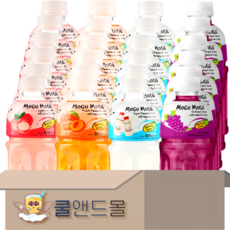 [쿨앤드몰} 모구모구 4종혼합 (리치+복숭아+요거트+포도), 24개, 320ml