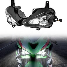 改裝摩托車LED前大燈 適用川崎 Ninja 500 2024-2025款前照燈, 1個