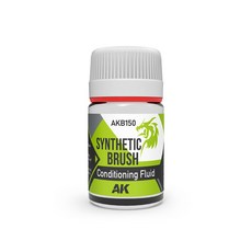 Pandainn 面相筆 平筆 畫筆 斜頭筆, 1個, AKB150-合成毛筆刷維護液
