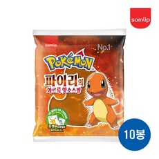 삼립 포켓몬빵 파이리의 화르륵 핫소스팡, 90g, 10개