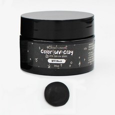 [마니랜드] 컬러 UV 클레이 30ml (8color), 1개, 블랙