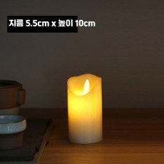 LED 전자 흔들리는 촛불 무드등 리얼 감성 차박 웨딩 파티 프로포즈 조명, 5_석유왁스흔들5.3x10cm