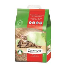 Cats Best 凱優 紅標 環保木屑砂 經典貓砂, 1包, 20L, 凝結木屑砂