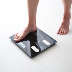 대웅생명과학 헬스온 체지방측정기 플러스 체중계, 블랙, 1개