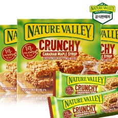네이처밸리 그래놀라바 메이플시럽 5팩(봉) X 3개, 210g