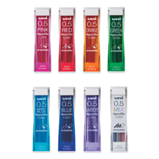 유니 나노 다이아 지워지는 컬러 샤프심 0.5mm