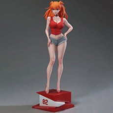 夏日女友校花明日香手辦二次元動漫潮玩禮物GK模型美少女桌面擺件