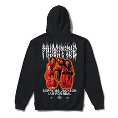 NEVERMIND.INC PRIMITIVE OKST1-PAPHO2439 GLOW HOOD 流浪者合唱團聯名款發光帽子，舒適潮流穿搭, 1個, BLACK 黑色,L