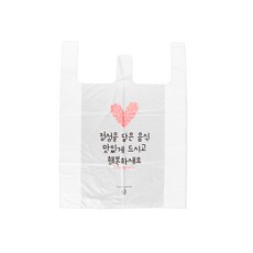 TYP 배달봉투 배달비닐 정성 중, 1000개, 20L