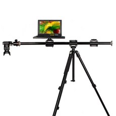 수직 카메라 삼각대 촬영 받침대 항공샷 영상 거치대, 100CM 크로스바 + 팬/틸트, 1개