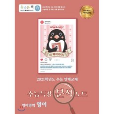 올바른책 수능특강 영어 분석노트 : 2021학년도 수능 연계교재, 올바른선생님연합, 영어영역