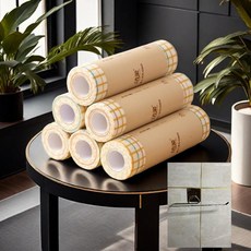 超值 加厚款廚房紙巾吸油吸水乾溼兩用擦手一次性洗碗布無紡布 副廠商品, 1個, 加大款 25乘25釐米 乾溼反覆用,黃格子25撕 1卷嚐鮮裝 長25*寬25, N/A