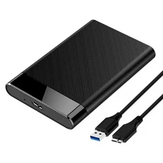 외장 하드 케이스 HDD 5인치 USB 인클로저 SSD SATA, USB-Micro, 1개, 상세설명참조