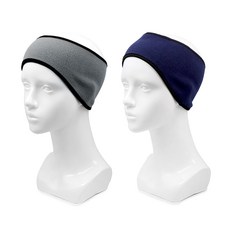 유앤미 소프트 귀마개 헤드밴드 이어 소음 플리스 방한 겨울, 네이비