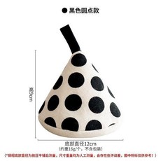 日式可愛防燙隔熱蓋帽, 1個, 加厚防燙黑色波點1個, 黑色