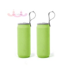 로즈밀 물병 파우치 2P 280ml 그린 기스방지 물병커버, 본상품