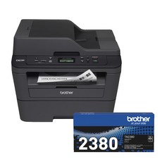 Brother 無線黑白雷射雙面多功能複合機 DCP-L2540DW, L2540DW,主機加1支原廠TN2380
