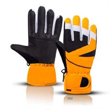 World 冬季釣魚登山運動滑雪小手套, 黃色