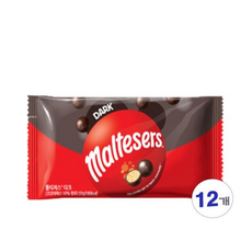 마즈 몰티져스 초코볼 다크 입, 37g, 12개