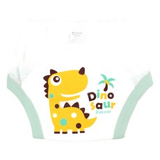 베이비앙 국내산 무형광 3중 배변훈련팬티 모음전(오후5시이전 주문건 익일도착), 32_3중 배변훈련팬티 디노_M, 1개