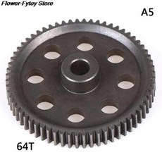 RC카 부품 11184 메탈 Diff 메인 기어 64T 11181 모터 피니언 21T 트럭 110 HSP BRONTOSAURUS Himoto Amax Redcat 94111 초과, 5) A5, 1개