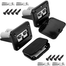 2PCS 50A 배터리 600V 충전 와이어 키트 플러그 커넥터 지게차 자동차 케이 전원, 2pcs bla