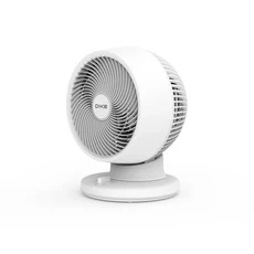 正負零 電風扇 桌上型風扇 左右自動擺頭 大幅度廣角 強效循環送風, DIKE 8吋桌扇 HLE210, 白, HLE210
