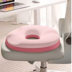이엔아이 치질 꼬리뼈 메모리폼 기능성 방석, 핑크, 1개