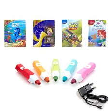 세이펜 레인보우 세이펜32G+디즈니동화책 4권+충전기, 핑크