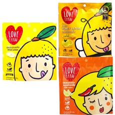 Love Farm 泰國蜂蜜風味檸檬乾 (健康零食 無添加), 1個, 原味檸檬30g 袋子, 30g, 1個裝