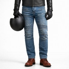 모토팬츠 바이크 팬츠 보호패드포함, 중청