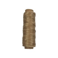 50m 0.8mm 두께 가죽 왁스 코드 핸드 스티칭 실 평평한 왁스 바느질 라인 DIY 수공예 공구, 카키, 1개