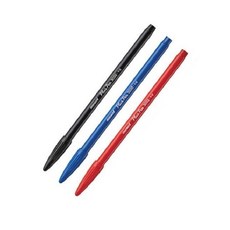 모나미 프러스펜3000 낱개/박스 3색 공부용 업무용 시험용, 낱개-레드