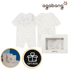 (아가방내의) 여름 출산 유아 아기 신생아 아가방 여름 미뇽4종세트 01R317