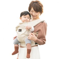 낮잠 베이비 캐리어 신생아용 스트랩 열 보호용 메쉬 전환 폭 조절 블랙, beige