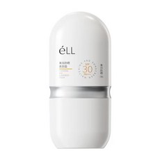 éLL 防曬素顏霜 SPF30 PA+++ 養膚妝前乳 隔離遮瑕提亮三合一 12H持妝 防水防汗 30g, 1件, eLL美白防曬款【清透防曬】