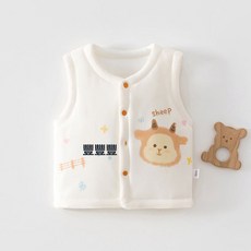 DFMEI 秋冬120g棉馬甲寶寶外穿新生嬰兒小馬夾春秋a類嬰幼兒保暖小背心